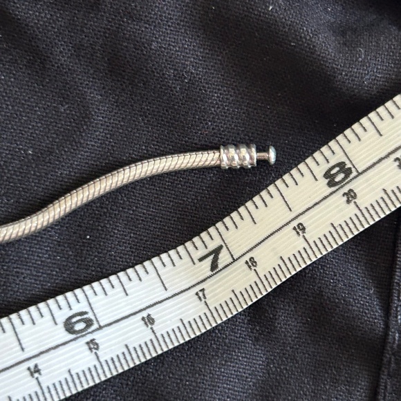 Pandora silver bracelet with heart charm - Picture 10 of 14